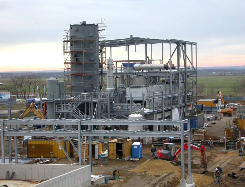 Biodiesel Piesteritz – Stahlbaumontage von Lochner