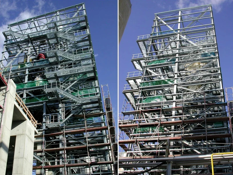 Dorfner Hirschau – Stahlbaumontage von Lochner