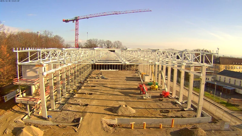 ARENA 2036 Stuttgart – Stahlbaumontage von Lochner