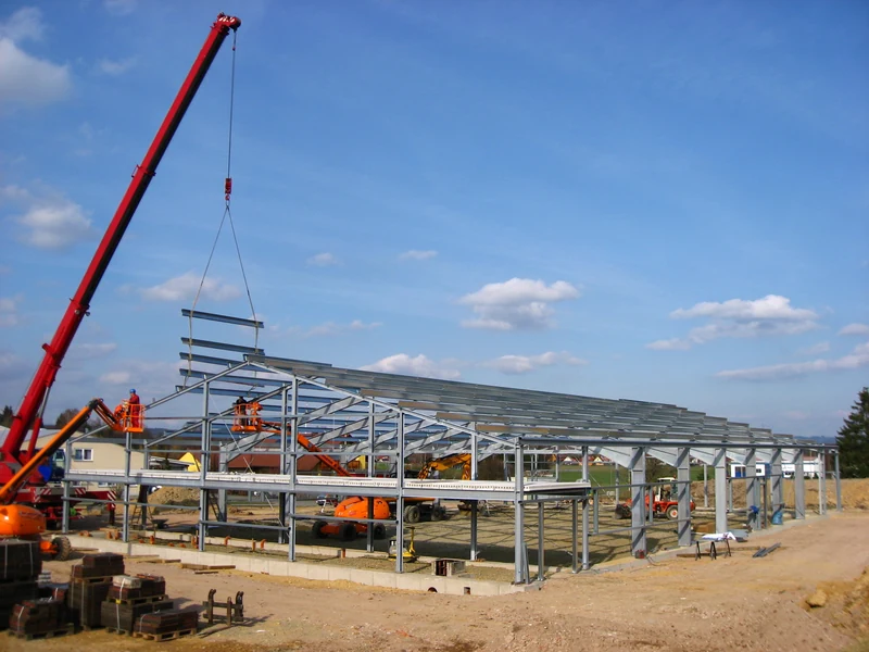 MLD Wiesent – Stahlbaumontage von Lochner