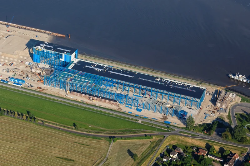 Steelwind Nordenham – Stahlbaumontage von Lochner