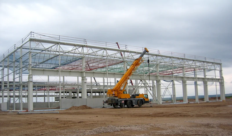 Schachtbau Nordhausen – Stahlbaumontage von Lochner